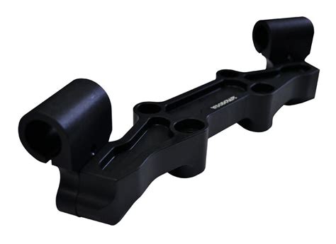 Lowers the riding position for a true sportbike feel. Woodcraft Clip-On Risers w/ Adapter Plate Kawasaki Ninja ...