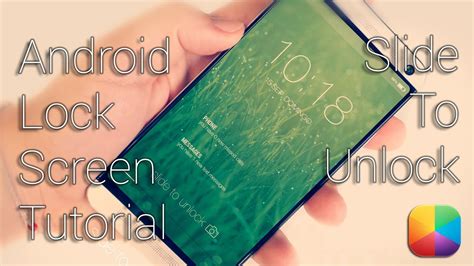 Slide To Unlock By Thenext Android Lock Screen Tutorial Youtube