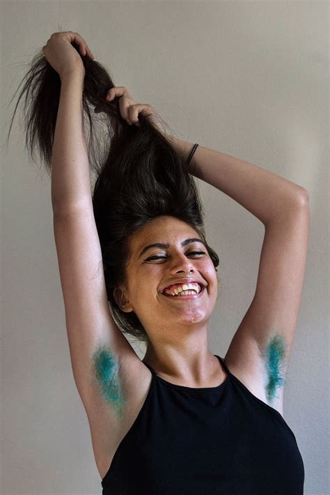 Women Who Dye Their Armpit Hair Published Dyed Armpit Hair