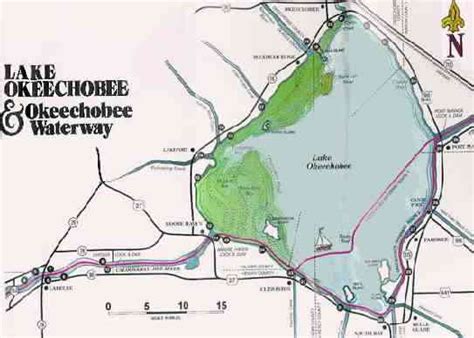 Lake Okeechobee Map
