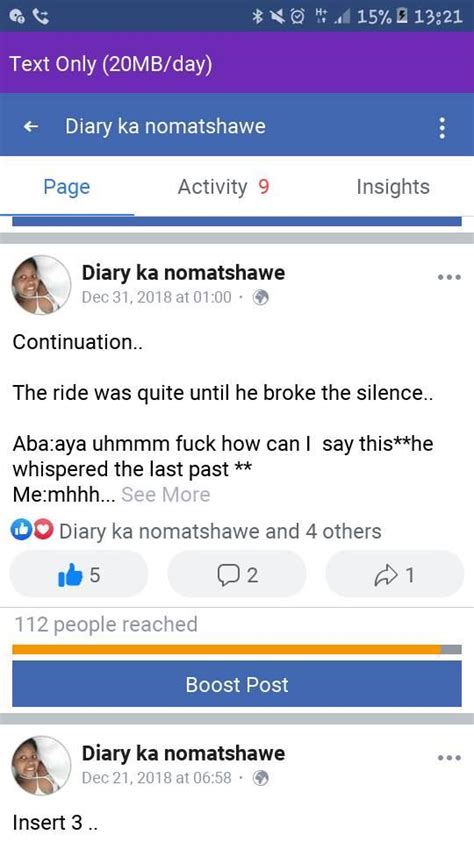 Diary Ka Nomatshawe