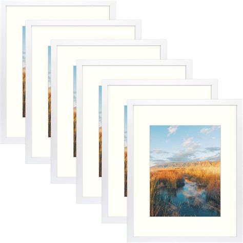 Golden State Art 16x20 Wall Picture Frame With Ivory Mat