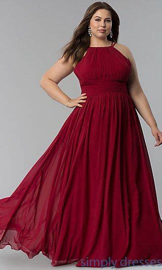 Plus Size Ruched Waist Long Military Ball Dress Plus Size Long