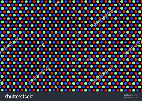 Crt Pixels Extreme Closeup 35mm X Stock Photo 25018597 Shutterstock