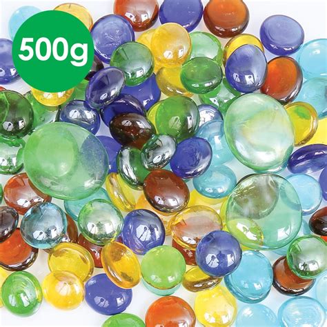Glass Gems 500g Pack Mosaics Cleverpatch Art And Craft Supplies