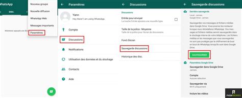 WhatsApp : comment transférer des conversations vers un autre smartphone