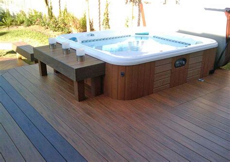 Sunken Hot Tub Deck Design Jacuzzi Outdoor Outdoor Spa Outdoor Wood Outdoor Kitchen Jacuzzi