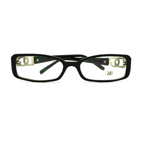 Womens Sexy Extra Narrow Rectangular Plastic Frame Eye Glasses Ebay