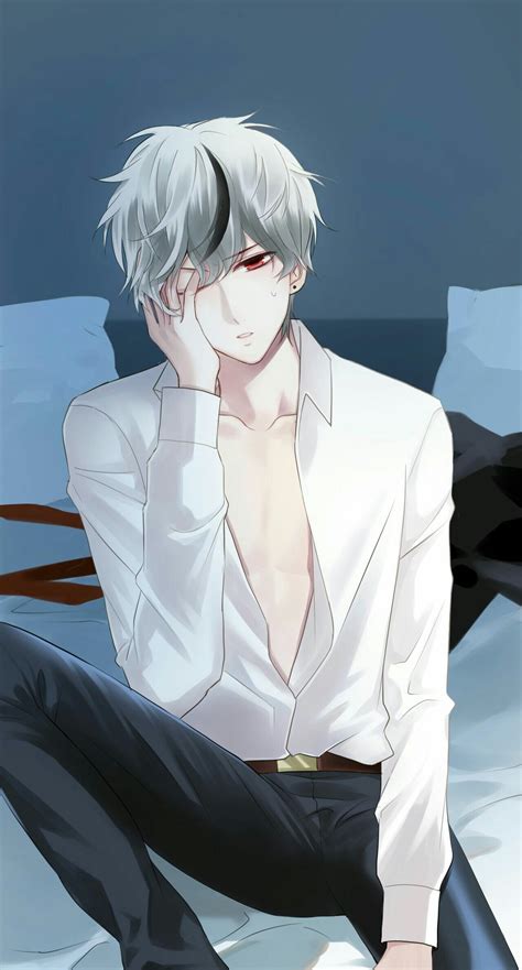 Check spelling or type a new query. Stunning White Hair Red Eyes Anime Boys ... | White hair ...
