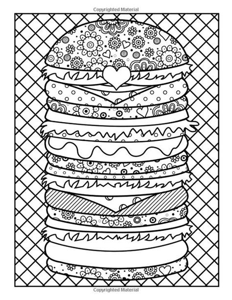 Learning colors with drawing and coloring a hamburger! Pin by Coloring Pages for Adults on coloring food, drinks ...
