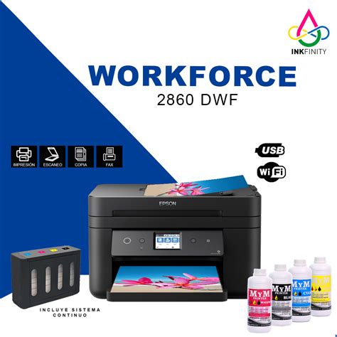 Impresora Epson Workforce Wf 2860 Inkfinity