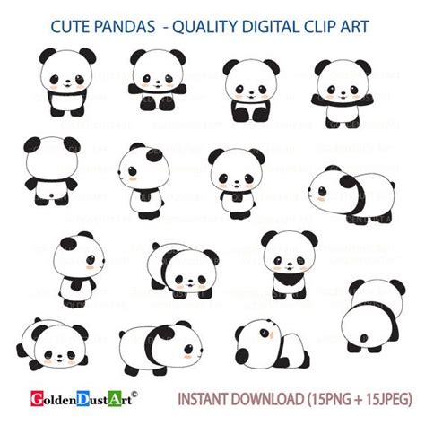 Check spelling or type a new query. 20% OFF SALE Cute Pandas Clip Art Panda Clip Art от ...
