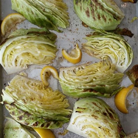 Preheat oven to 450 degrees f. Roasted Lemon-Pepper Green Cabbage Wedges | Clean Food Crush