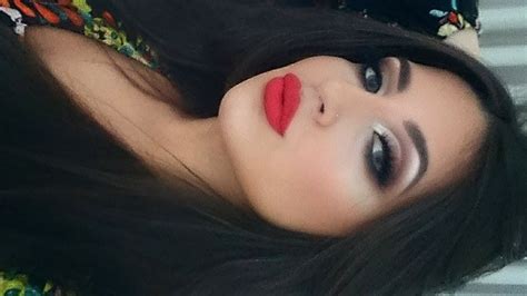 Dramatic Brown Semi Cut Crease And Red Lips Melissa Samways ♡ Youtube