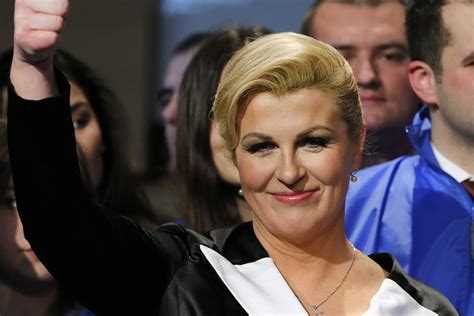 Kolinda Grabar Kitarovic Becomes First Female President Of Croatia Wsj