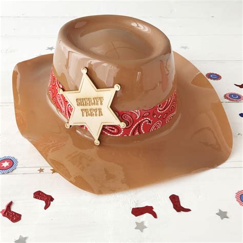 Cowboy Party Personalised Wild West Stetson Hat By Postbox Party