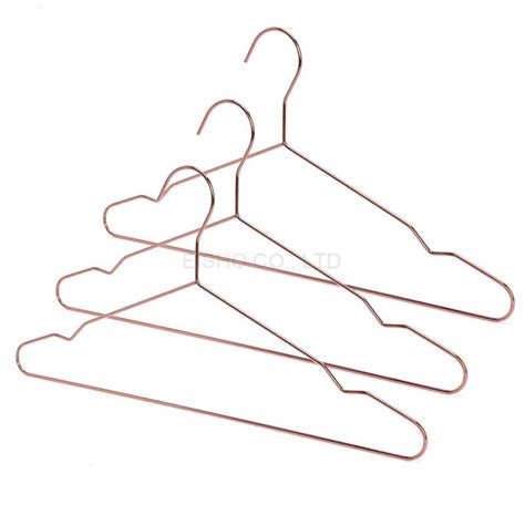 Toilet paper holders brass rose gold chrome wall mounted tissue towel holder rack hanger for bathroom accessories kitchen hardware shelf. Rose Gold Metal Wire Coat Hanger Clothes Suit Trouser ...