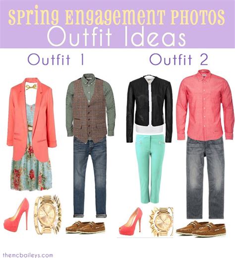 Spring Engagement Photos Outfit Ideas The Mcbaileys Spring