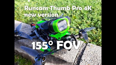 Runcam Thumb Pro 4k New Version 155 FoV YouTube