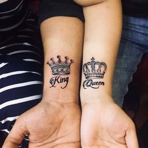 learn 99 about couple tattoo ideas king and queen best in daotaonec