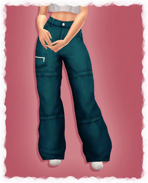 Baggy Cargo Pants Pinealexple Recolor 39 Sims 4 Mods Clothes Sims 4 Clothing Clothes