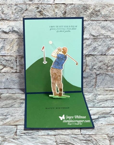 Masculine Golf Birthday Card By Cookielady01 Cards And Paper Crafts At Splitcoaststampers