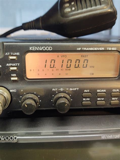 Kenwood Ts 50s Hf All Mode Ssbfmamcw 100w Transceiver Amateur Ham Radio Ebay