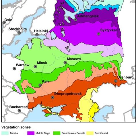 The Model Maps Of The Sphagnum Section Sphagnum Species Distribution In