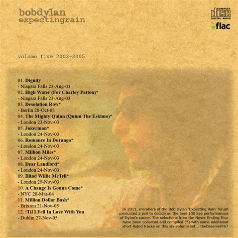 100 Greatest Bootlegs 141 Bob Dylan Expecting Rain Net Vol 1 6