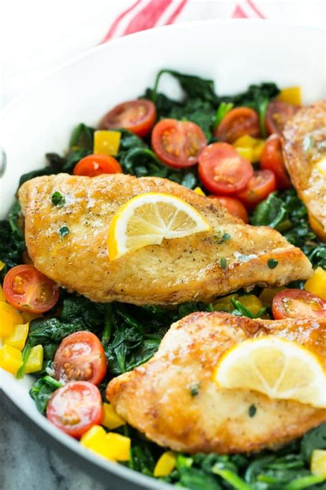 See more ideas about fried chicken, chicken, pan fried chicken. Pan Seared Chicken Breast with Spinach - Dinner at the Zoo