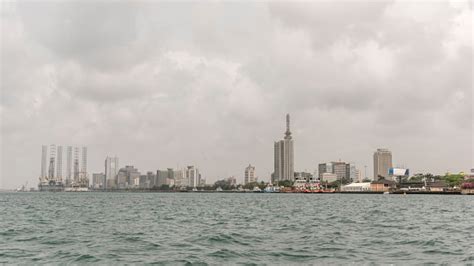 Lagos Nigeria Skyline From The Sea Stock Photo Download Image Now