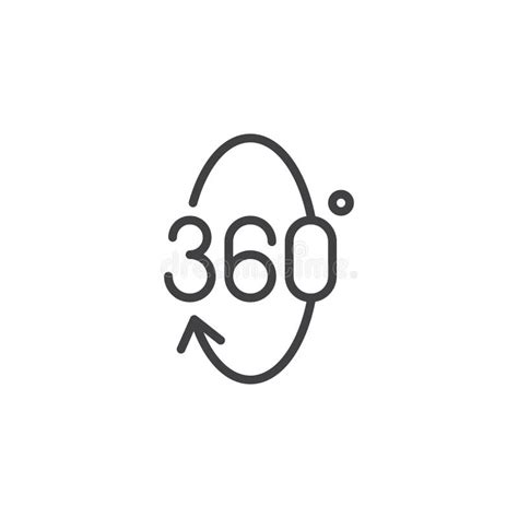 90 Degrees Angle Outline Icon Stock Vector Illustration Of Right