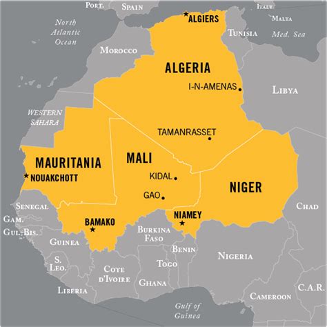 Show Map Of North Africa
