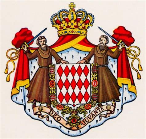 National Arms Of Monaco Heraldry Of The World