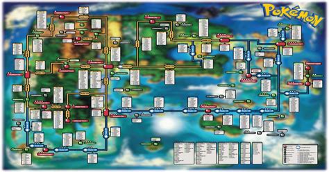 Here Is A Map I Made With The Location And Info For All Catchable Pokemon In Omega Ruby And