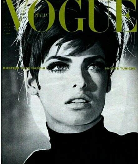 Linda Evangelista By Steven Meisel For Vogue Italia February 1990 Vogue