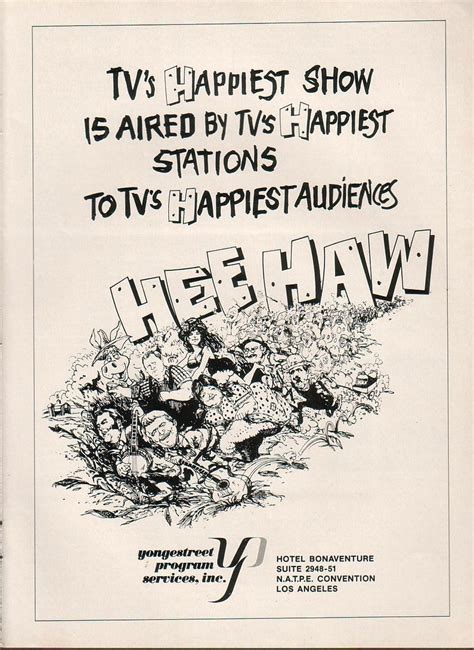 Roy Clark Buck Owens Grandpa Jones Hee Haw 1978 Ad Tvs Happiest Show On