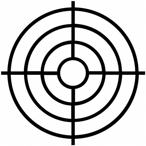 Aim Crosshair Focus Objective Target Icon Download On Iconfinder