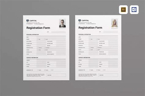 How To Customize A Registration Form Template Ms Word Envato Tuts