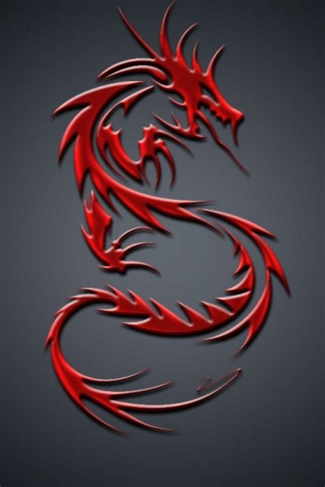 Red Dragon Iphone Wallpaper Cool Dragons 640x960 Download Hd