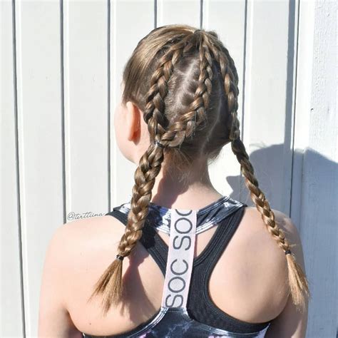 Dutch Braids Into Braided Pigtails With Images Pigtail Braids
