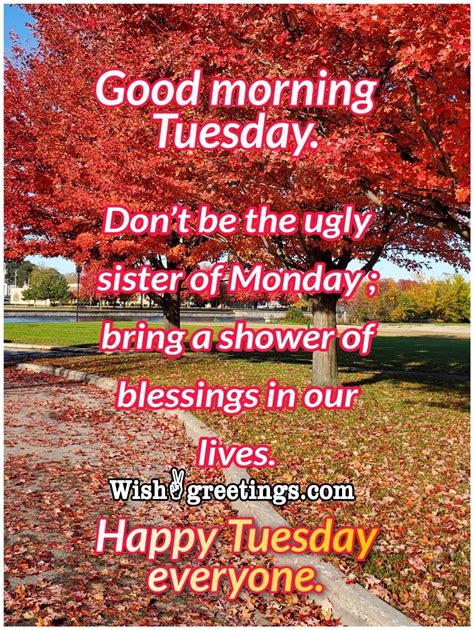 Tuesday Morning Wishes Wish Greetings