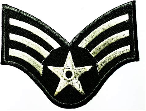Us Air Force Staff Sergeant Chevron Insignia Logo Patch Sew