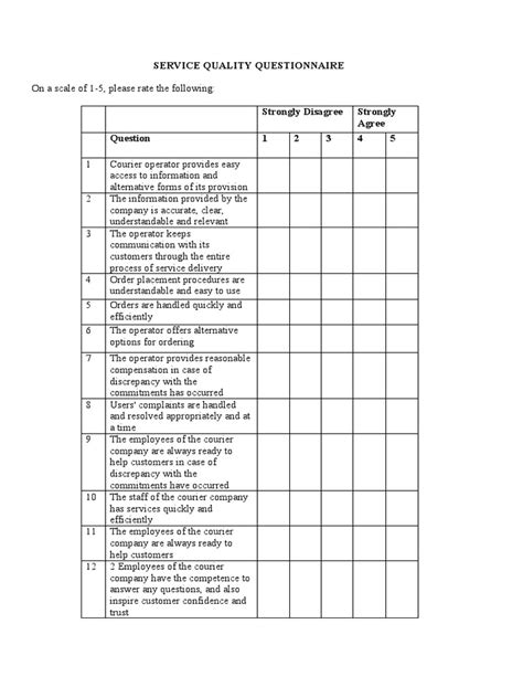5 Point Likert Scale Survey Pdf Courier Accuracy And Precision