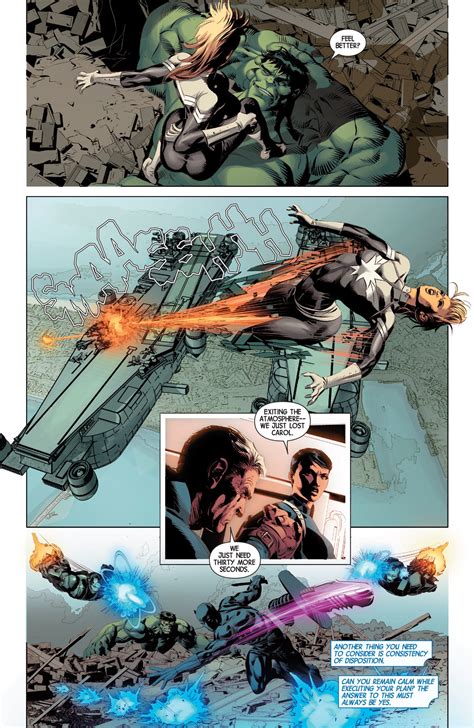 616 Marvel Captain Marvel Vs Hulk Spacebattles