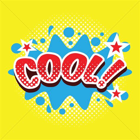 Cartoon Cool Text Vector Image 1498384 Stockunlimited
