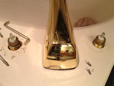 Brass taps can cover in colored enamel, chromium, tin, nickel, gold or bronze plating. How Do I Remove This Roman Tub Spout - Plumbing - DIY Home ...