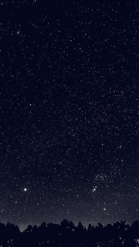 Free Download Space Sky Night Dark Nature Bw Iphone 6 Wallpaper Fotos