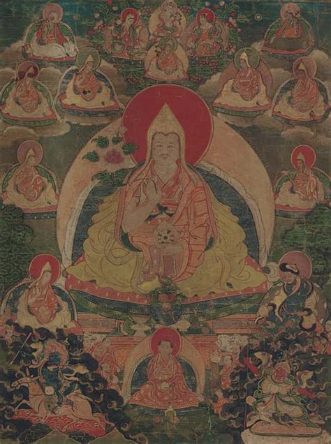 A Thangka Of The Fifth Dalai Lama Tibet 18th Century Christies