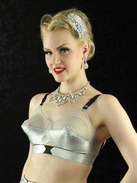 white 50 s bullet bra with black straps retro lingerie bra lingerie balconette bustiers